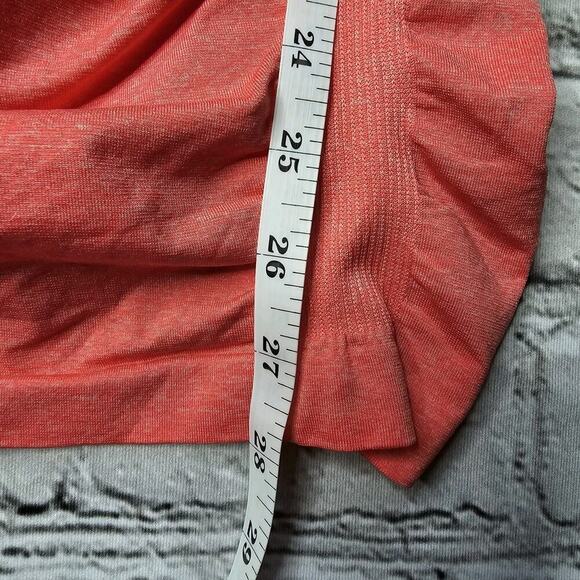 Calia Seamless Tank Ruched Detail Calypso Coral Tunic Top New Size Medium - Picture 10 of 10